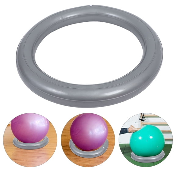 RENACLIPY Balance Holder PVC Grey Exercise Stability Storage Rack 1 Set