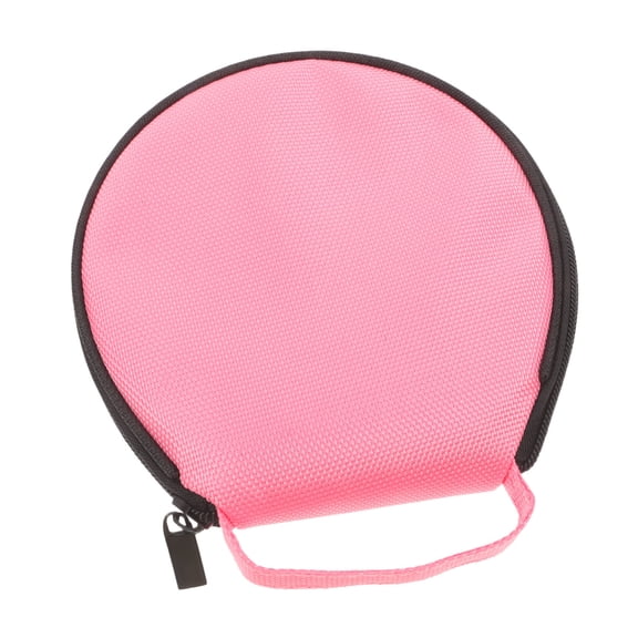 RENACLIPY Large Capacity Pink Cd Organizer Case with Protective Oxford Cloth