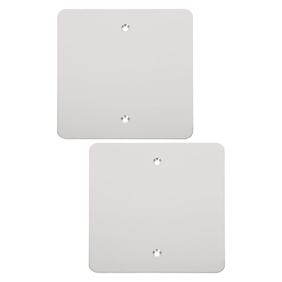 RENACLIPY 2-Pack Stainless Steel Electrical Outlet Covers Wall Plate Ceiling Box Panel