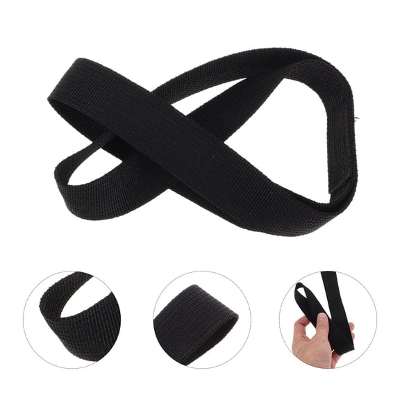 RENACLIPY Heavy Duty Black Soft Loop Tie Down Straps Multipurpose Tow Strap for Motorcycle Atv Utv