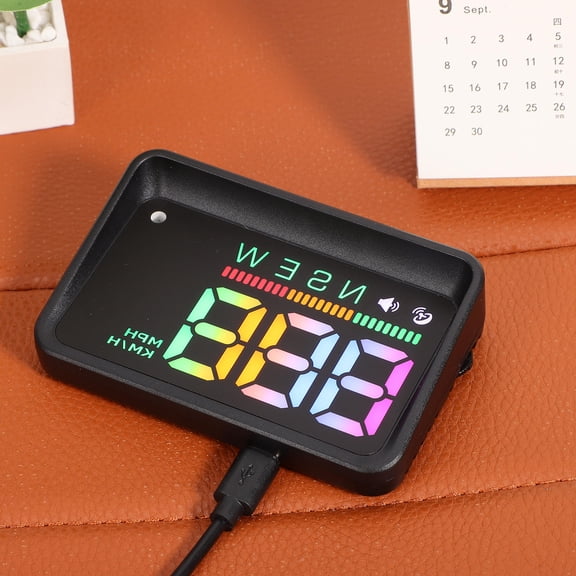 RENACLIPY Auto Head-Up Display Black Installation Real-Time Speed