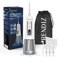 RENDIZ Water flosser, 9 MMF7 Modes Oral irrigator, Professional Dental