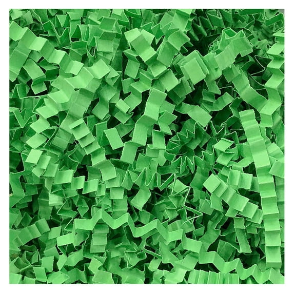 RENDZJ 100g Crinkle Cut Paper Shred Filler Easter Basket Filler Stuffing (Green)