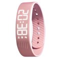 thumbnail image 1 of RENDZJ Vibrating Alarm Wristband Waterproof Alarm Clock Watch Gifts (Morandi Pink), 1 of 8
