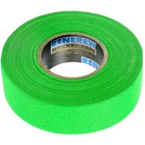 RENFREW PRO (1) Single Roll BRIGHT GREEN Cloth Hockey Stick, Blade Tape - 24MM x 25M