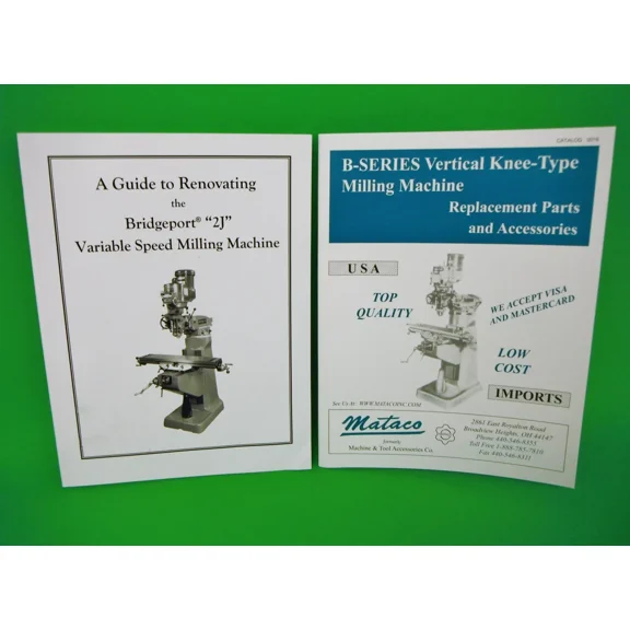 RENOVATION GUIDE for BRIDGEPORT VARIABLE SPEED milling machine & PARTS CATALOG