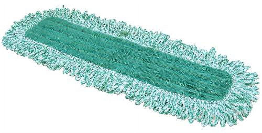 RENOWN® MICROFIBER DUST MOP WITH FRINGE, GREEN, 18" per 3 Each