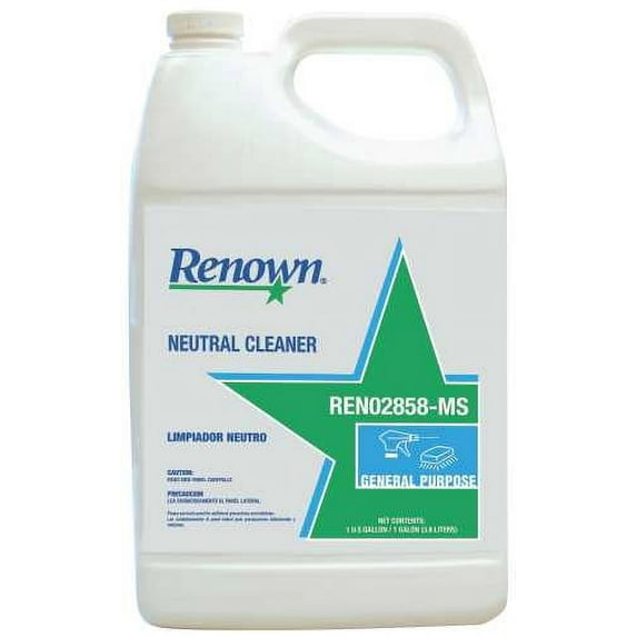RENOWN® NEUTRAL CLEANER, 1 GALLON per 2 Gallon