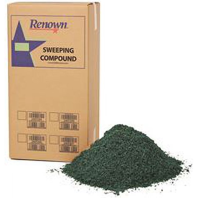 RENOWN® SWEEPING COMPOUND OIL BASE, NO GRIT, 50 LB. BOX, GREEN per 2