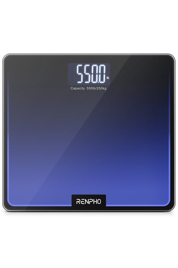 550lb Scale for Body Weight, Digital Bathroom Scale with Large LED Display, Big Platform Weighing Machine with Extra-High Capacity, Most Accurate to 0.05lb, 13x11.8in, Core 1L