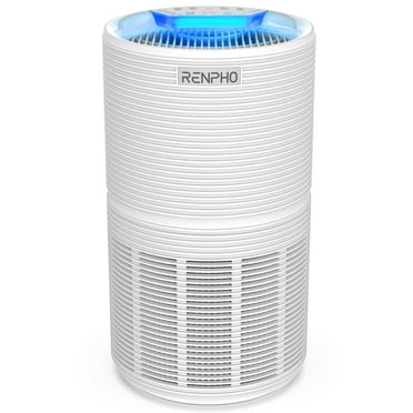 RENPHO Air Purifier for Home Large Room 480 ft², H13 True HEPA Filter, Air Cleaner for Allergies & Pet Dander, Eliminates Pollen, Dust, Odor, Smoke for Bedroom, Living Room, Kitchen, Office