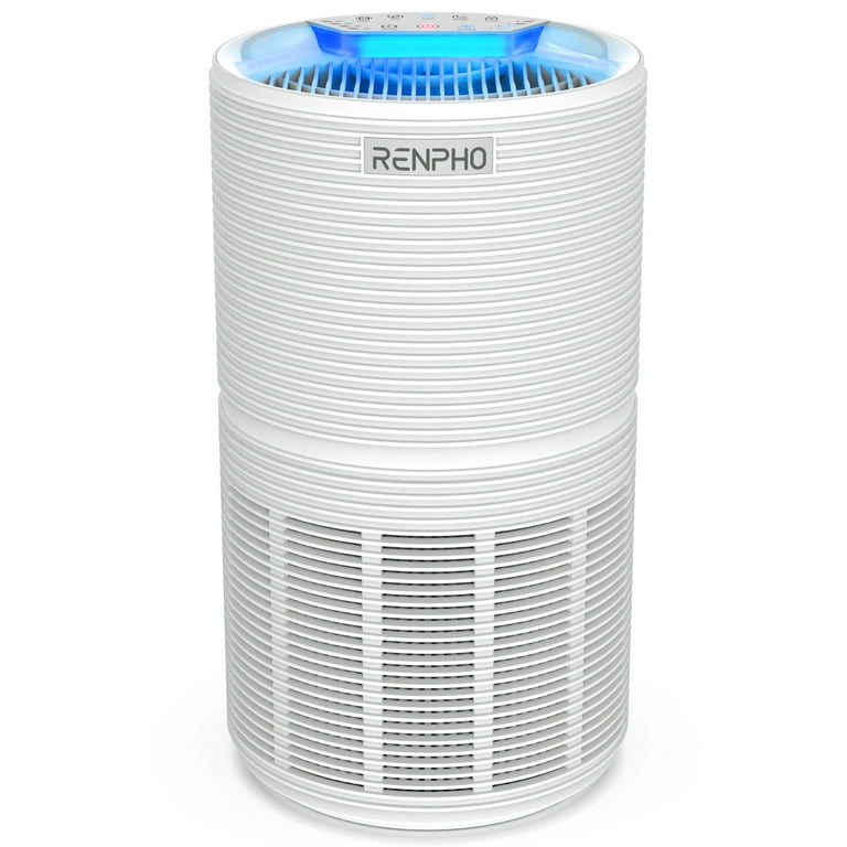 RENPHO HEPA Air Purifier for Home Large Room up to 600 Sq.ft, H13 True HEPA  Filter Air Cleaner for Pet Hair, Allergies, 99.97% Smokers, Odors, Dust