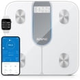 thumbnail image 1 of RENPHO Bluetooth Smart Body Fat Scale with App, High Precision, 13 Key Health Metrics, 440lbs, White, 1 of 12