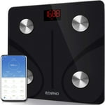 RENPHO Smart Scale for Body Weight, FSA HSA Eligible, Digital Bathroom Scale BMI Weighing Bluetooth Body Fat Scale, Body Composition Monitor Health Analyzer with Smartphone App, 400 lbs - Elis 1