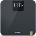 thumbnail image 1 of RENPHO Digital Body Weight Scale, Highly Accurate Scale for Weight, LED Display, Anti-Slip, Batteries Included, 400lb, 1 of 7