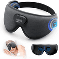RENPHO Eye Masks with Bluetooth Music, 3D Light Blocking Soft Sleep