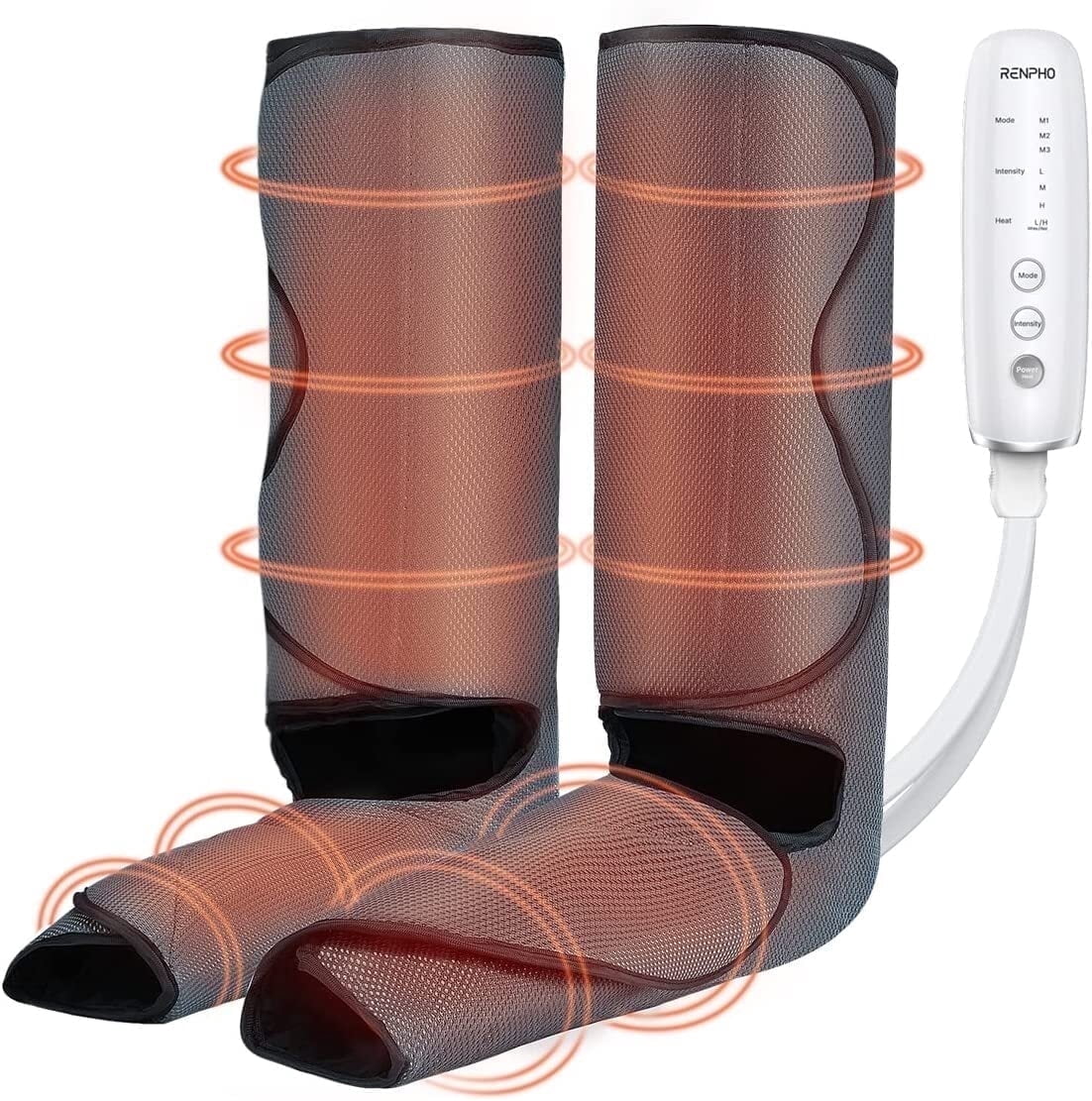 RENPHO Foot and Leg Massager with 2 Heat and Air Compression for Circulate, FSA and HSA Eligible 3 Modes 3 Intensities, Gift for Women Men