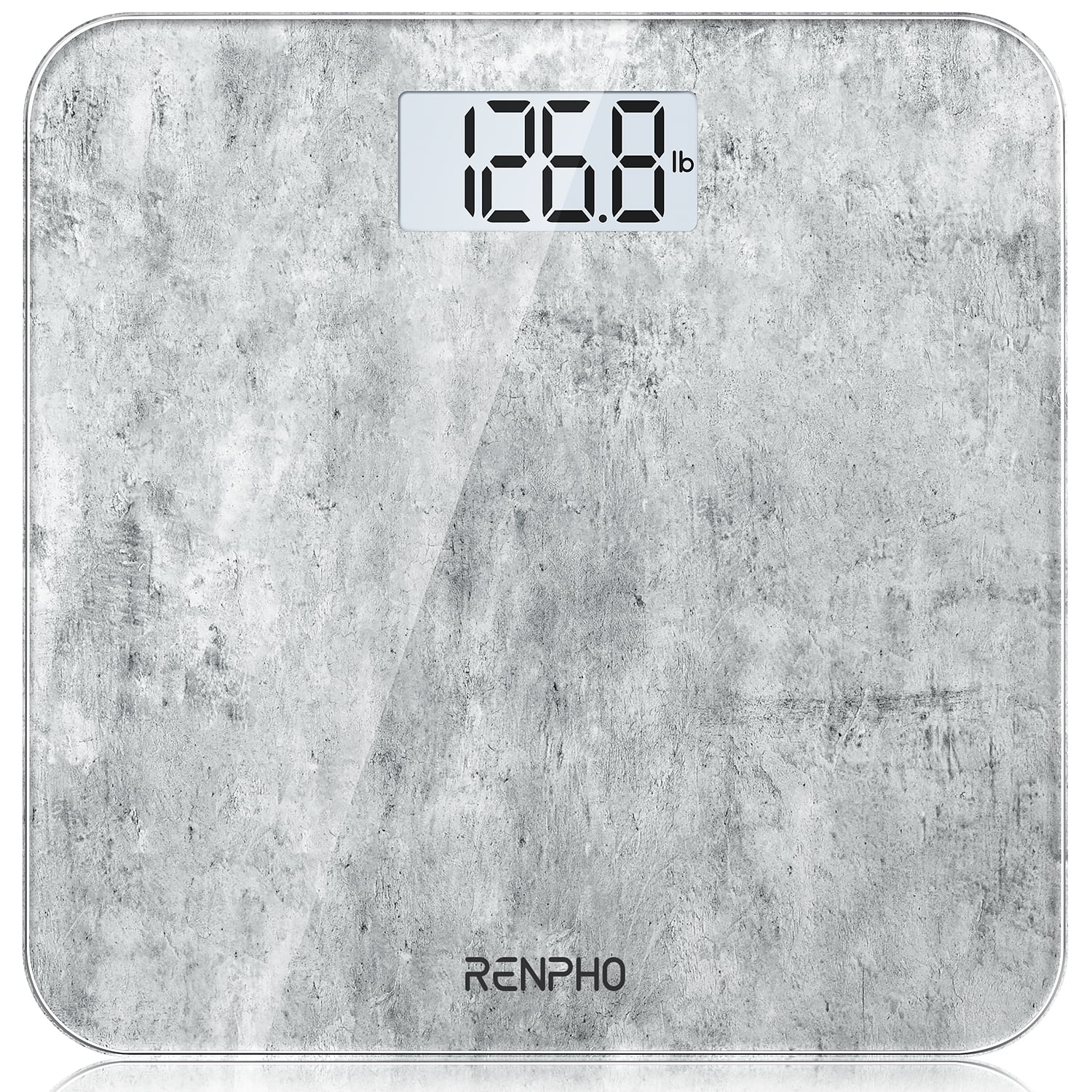 RENPHO Scale for Body Weight 500lbs, Extra-High Capacity Smart Bathroom  Scale with Ultra Wide Platform 12 x 12 inches, Body Fat Scale with Large  LED