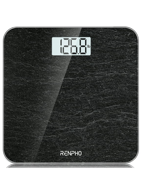 RENPHO Highly Accurate Digital Body Weight Scale, 400 lb, Marble