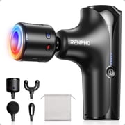 RENPHO Mini Massage Gun with Heat and Cold, Professional Pocket-Sized Massager, Portable Deep Tissue Massager with Travel Carry Bag