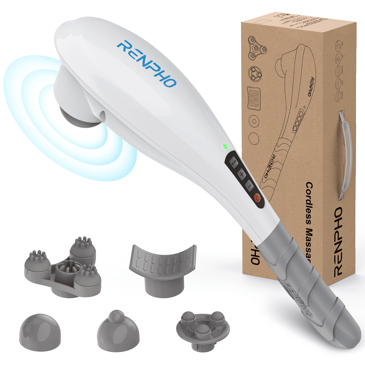 Portable Hheld Deep Tissue Body Massager by Renpho - Hand Held
