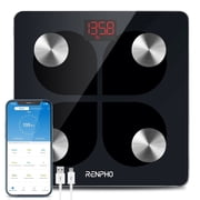 RENPHO USB Rechargeable Digital Smart Scales for Body Weight with App, 400 lbs