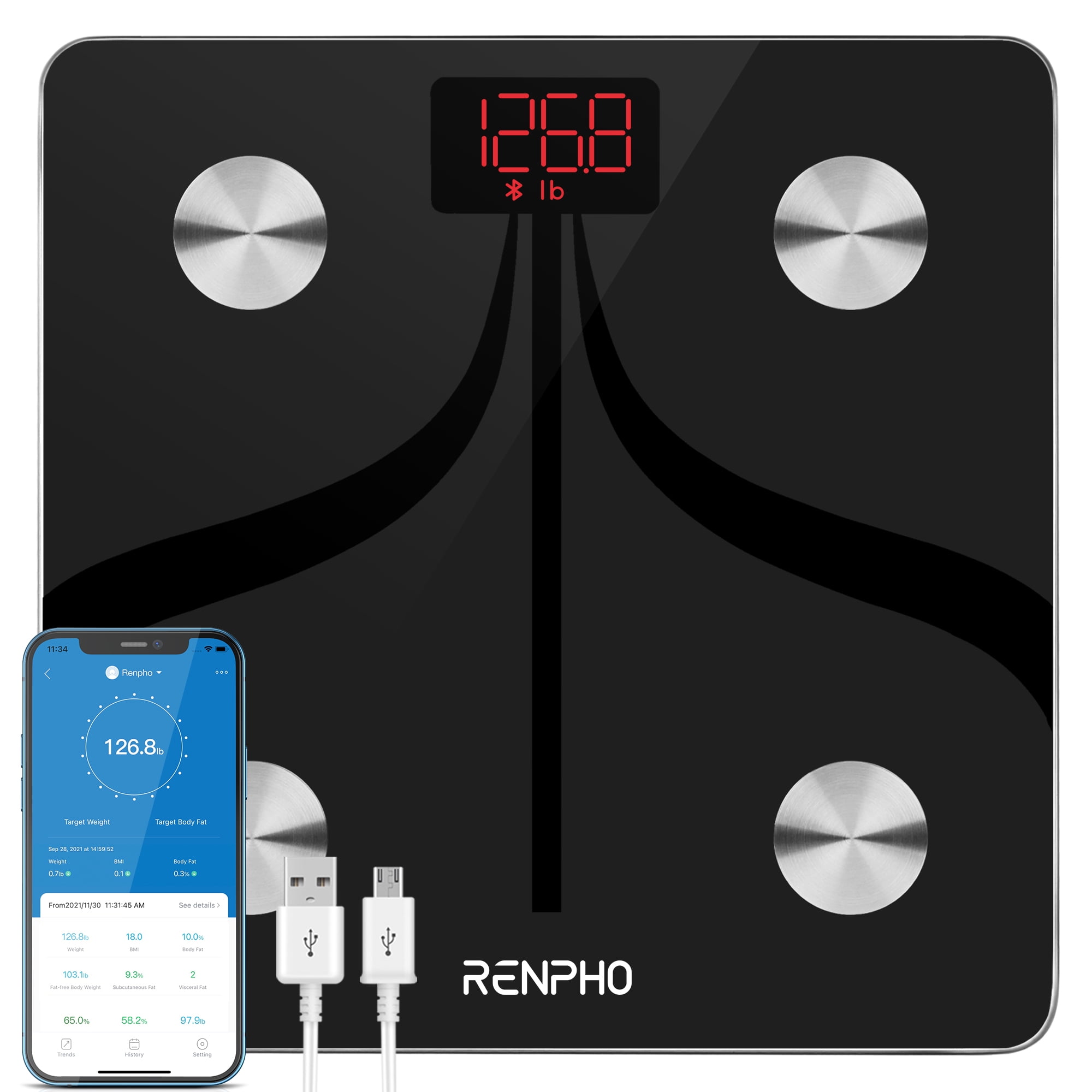 https://i5.walmartimages.com/seo/RENPHO-USB-Rechargeable-Smart-Scale-for-Weight-Body-Fat-Black-396-lbs_3fc51d6f-fc9a-44df-b18f-f14b0049e9dd.2beb0be321d4ad0391b08e4af121f630.jpeg