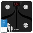 thumbnail image 1 of RENPHO USB Rechargeable Smart Scale for Weight & Body Fat, Black, 396 lbs, 1 of 7