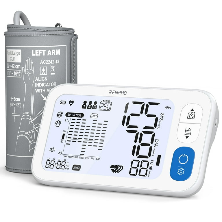 2022 Blood Pressure Monitor by LAZLE - Automatic Upper Arm Machine with 240  Sets Memory & Accurate