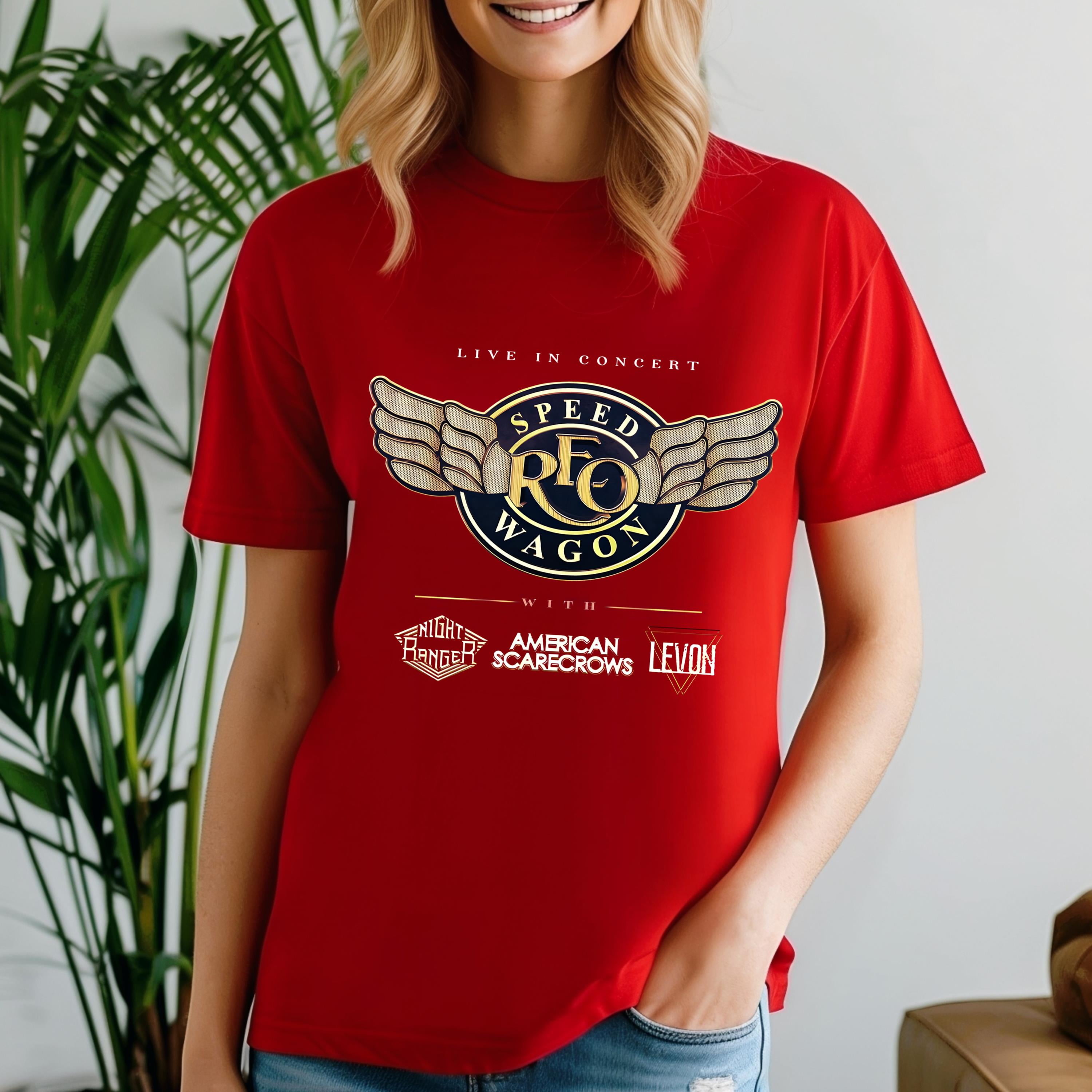 REO Speedwagon 2024 Tour Shirt, REO Speedwagon Band Fan Shirt, REO