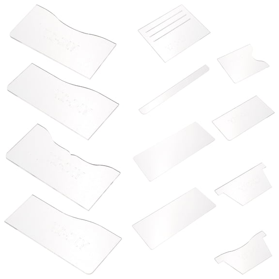 REOFLYUP 1 Set Pocket Templates Acrylic for Wallet Making Professionals Handmade Crafts