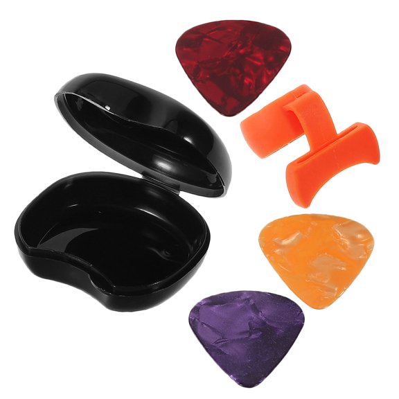 REOFLYUP 1 Sets Grip Guitar Picks Silicone Multi Non-Slip Strumming Aid For Practice Guitar Enthusiasts