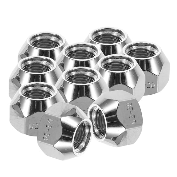 REOFLYUP 10 Pcs Tire Lug Nuts Wheel Lugs For Automotive Modifications RV Trailer