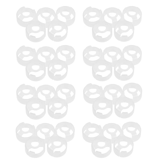 REOFLYUP 100Pcs Leakproof Glass Bottle Caps with Tear Off Seal Protective Vial Covers for Lab Storage
