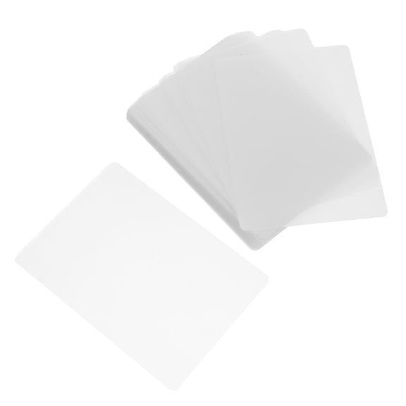 REOFLYUP 100-Pack White Laminating Sheets for Photos, Clear Cover Film, Document , and Craft Use