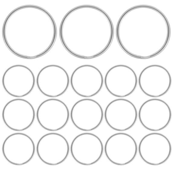 REOFLYUP 100pcs Keychain Connectors and Fasteners for Jewelry Crafting, Pendant Making, Accessories, Easy to Use and
