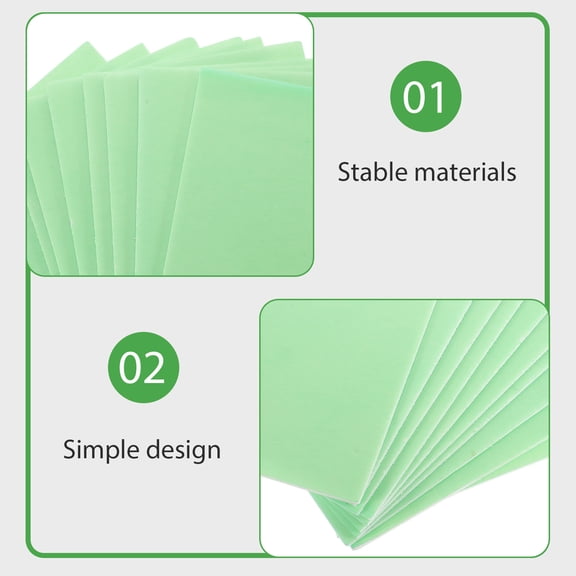 REOFLYUP 10- Foam Boards Blank Sheets for Crafts, Projects, Model Making and Multifunctional Use