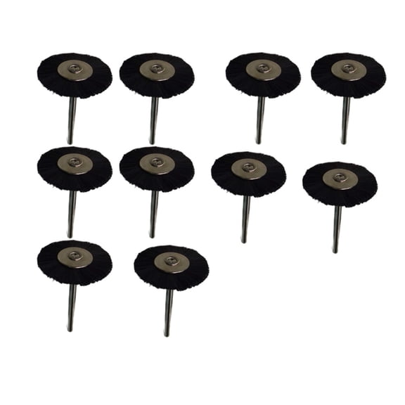 REOFLYUP 10Pcs Wire Wheel Brush Set with Sponge-Like Consistency for Cleaning Metal and Machinery