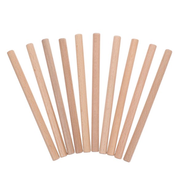 REOFLYUP 10Pcs Wooden Pegboard Hangings Khaki Wood Pegs for Secure and Elegant Storage Use