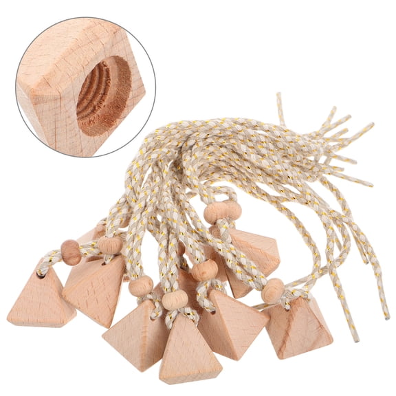 REOFLYUP Auto Decor Light Brown Perfume Bottle Caps for Car Hanging Diffuser, 10-Pack Stylish Bottle Lid Accessories
