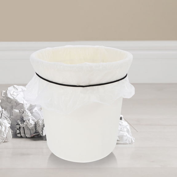 REOFLYUP 12-Pack Reusable Elastic Trash Can Bands Rubber Straps for Securing Garbage Bags at Home or Office