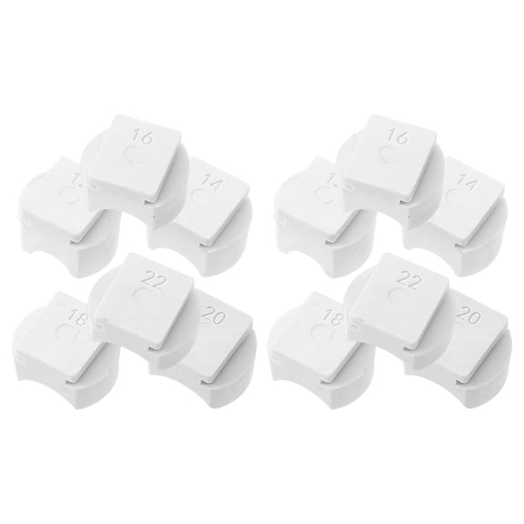 REOFLYUP 12-Piece White Bending Dies Set, Easy-to-Use Replacement for Bending Machines, and Practical