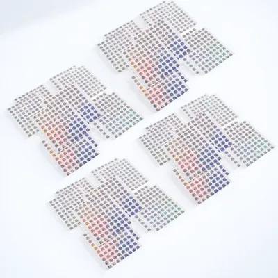 REOFLYUP 1600Pcs QC Code Labels Stickers Silver PVC Adhesive Status Monitoring for Business Owners