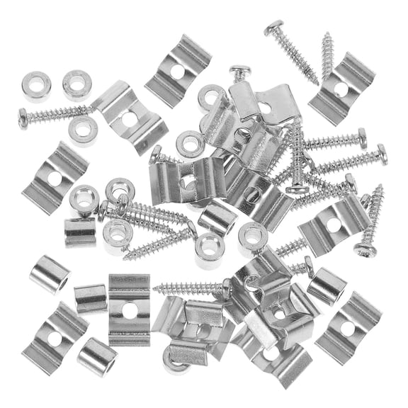 REOFLYUP 18Pcs Chrome Guitar String Guides Roller String Trees for Electric and Bass Guitars with Easy Setup