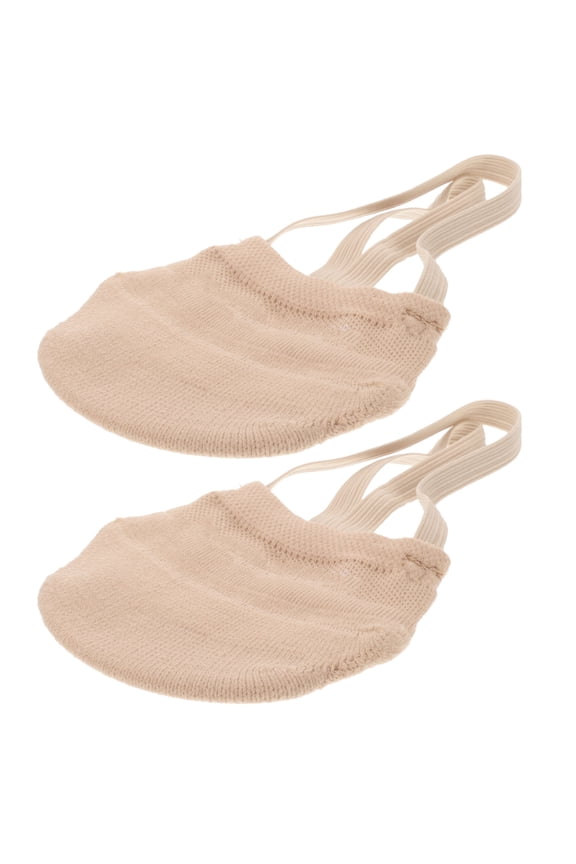 1Pair Beige Half Sole Shoes with Reusable Sole Covers for Athletic Boots and Dress Shoes