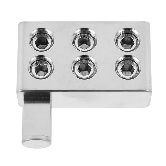 REOFLYUP 1Pair Easy Install Plated Silver Car Audio Distribution Block for Amplifier Sound Quality Enhancement