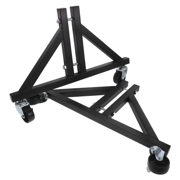 REOFLYUP 1Pair Freestanding Black Pegboard Base with Casters Enhanced Stability for Mobile Display Rack