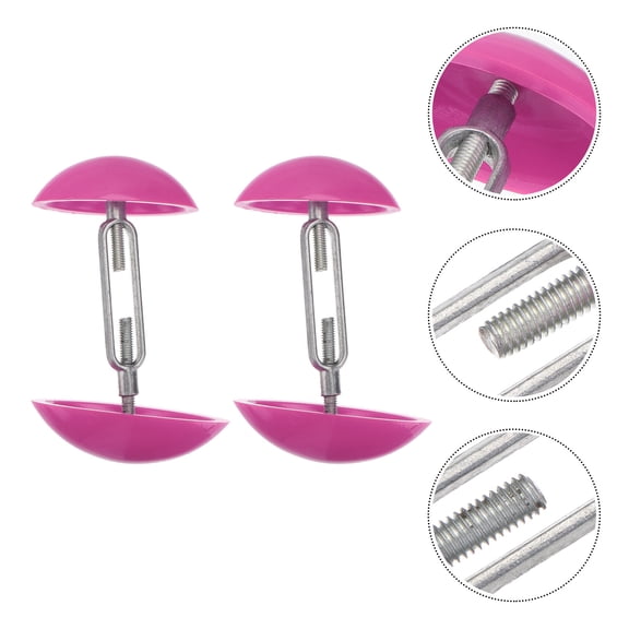 REOFLYUP 1Pair Practical Pink Shoe Support Holder Lightweight Adjustable Shoe Extender