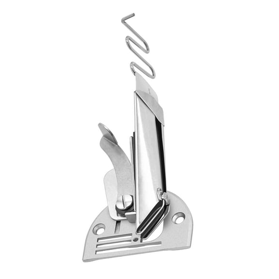 REOFLYUP 1Pc Durable Silver Sewing Machine Presser Lock Foldable Pull Barrel Edging Tool