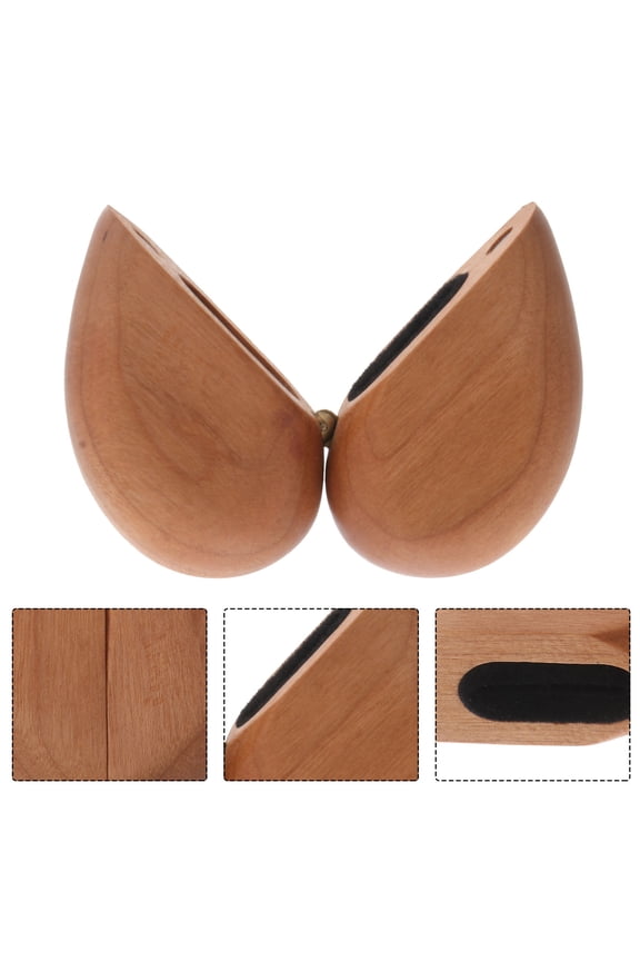 Heart Shaped Light Brown Maple Wood Case for Wedding and Elegant Display